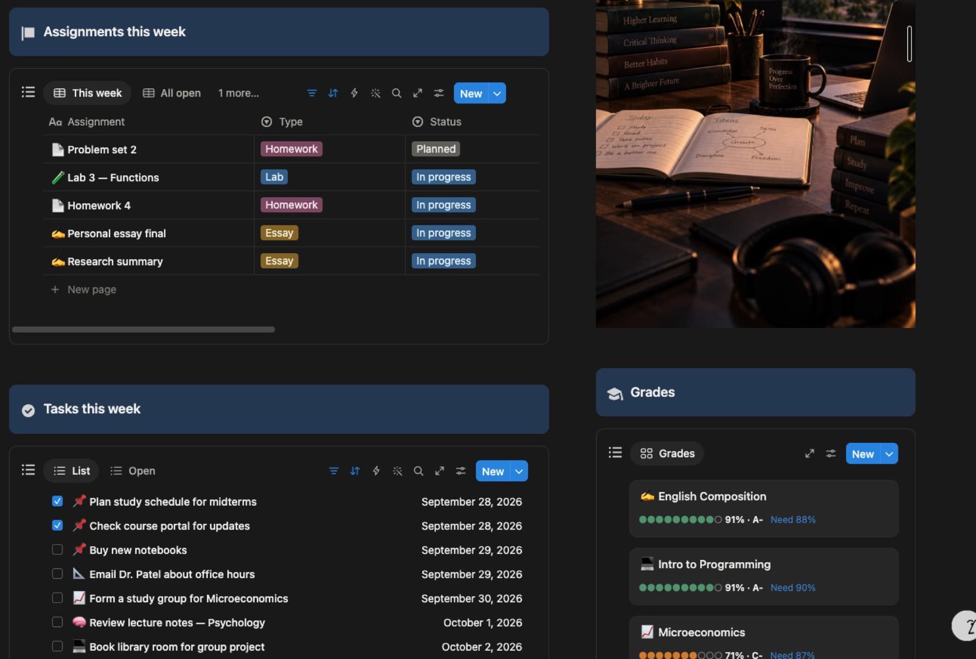 Academic OS — Assignments