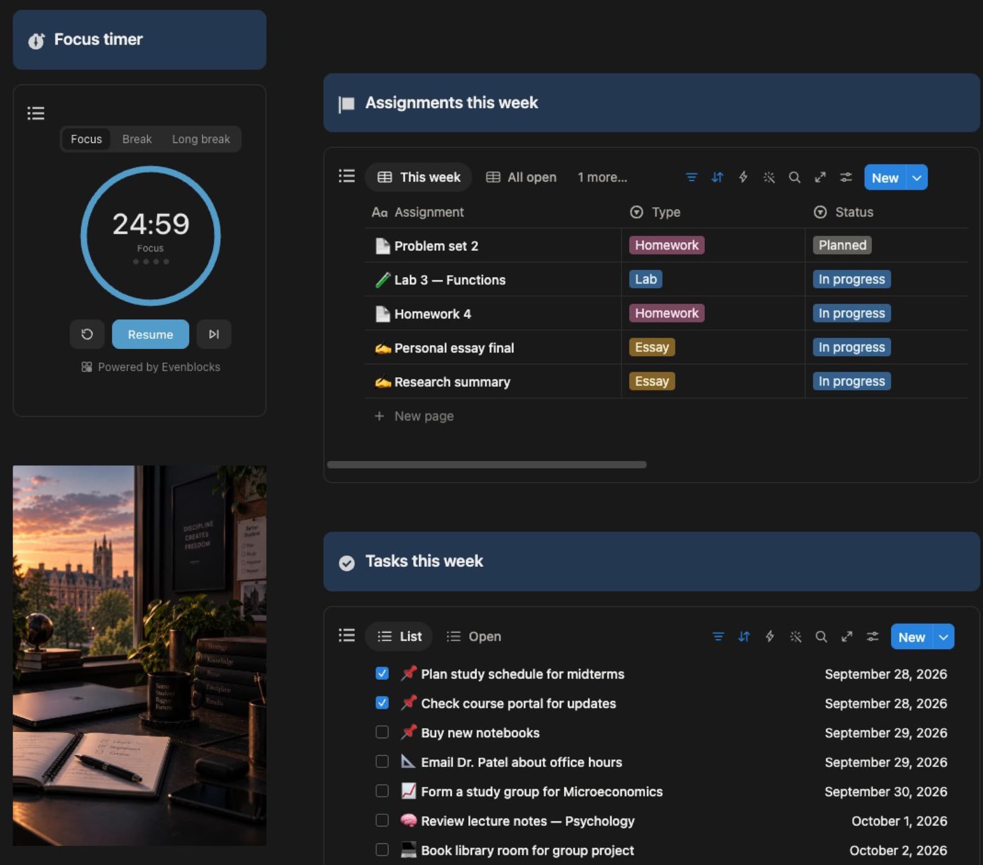 Academic OS — GPA tracker