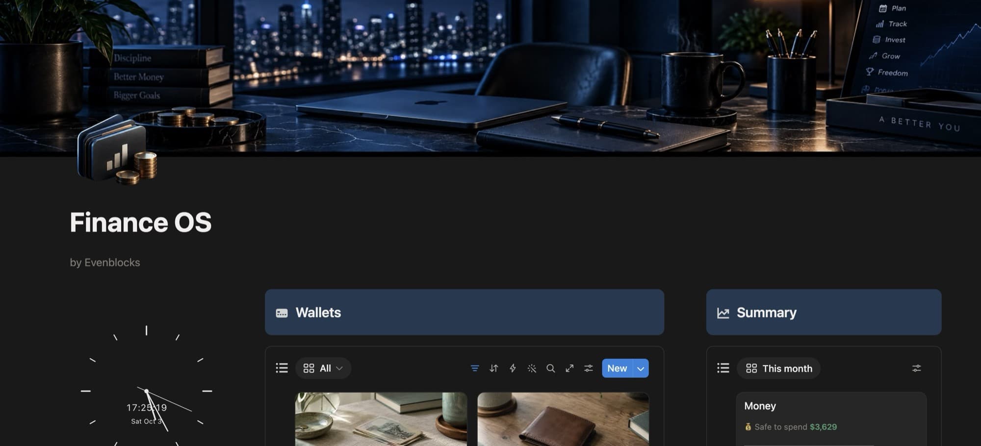 Finance OS — Dashboard