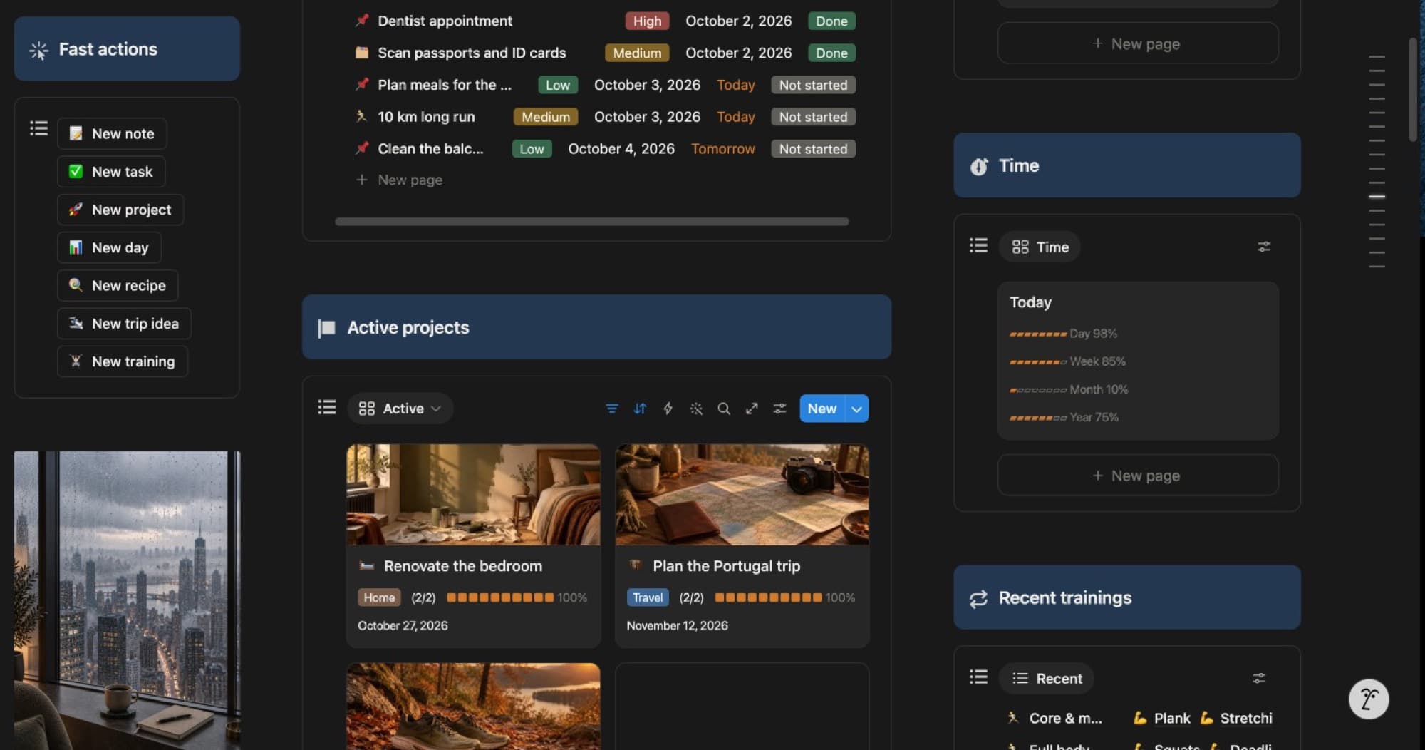 Life Planner OS — Tasks